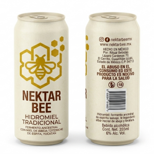 Nektar Bee hidromiel de miel trazable 6% abv 355ml