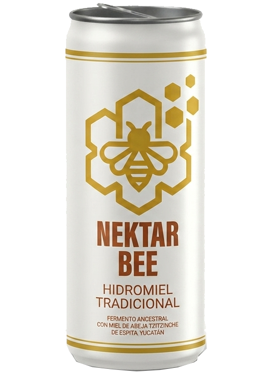 Nektar Bee hidromiel de miel trazable 6% abv 355ml - Imagen 2