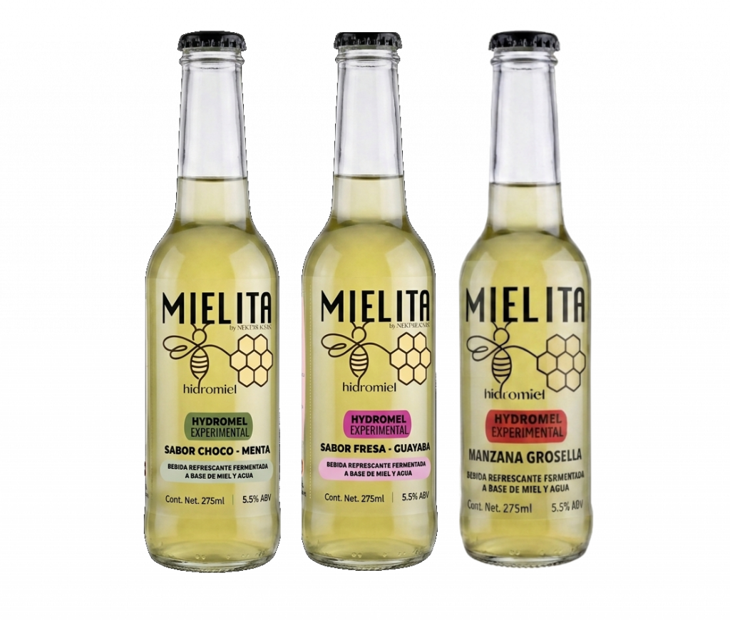 Mielitas hidromiel experimental 5.5% abv miel trazable 275ml 6 piezas