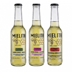 Mielitas  hidromiel experimental 5.5% abv miel trazable 275ml  6 piezas